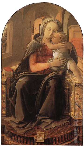 Enthroned Madonna and Child