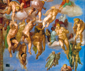 The Last Judgment, detail of the Redeemed