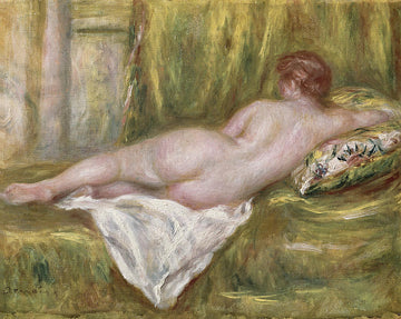 Reclining Nude from the Back, Rest after the Bath