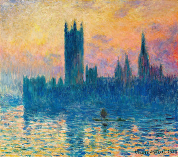 The Houses of Parliament, Sunset, 1903