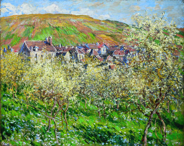 Plum Trees in Blossom at Vetheuil