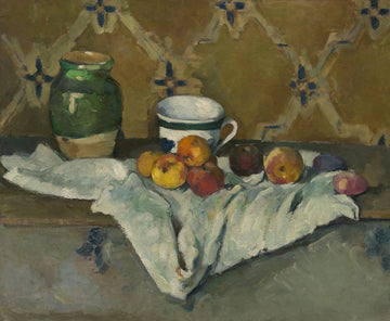 Still Life with Jar, Cup, and Apples