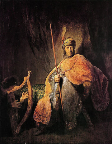 David Playing the Harp for King Saul