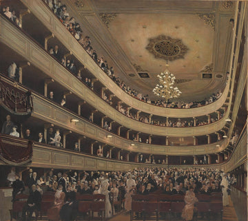 Auditorium in the Old Burgtheater, Vienna (1888)