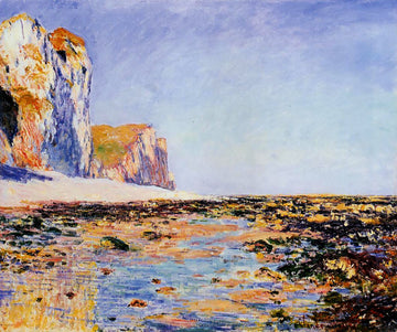 Beach and Cliffs at Pourville, Morning Effect 1881