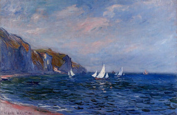 Cliffs and Sailboats at Pourville 1882