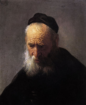 Oil Study of an Old Man