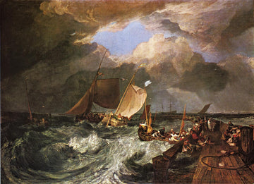 Calais Pier, with French Poissards Preparing for Sea, an English Packeet Arriving