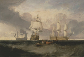 The Victory Returning from Trafalgar, in Three Positions