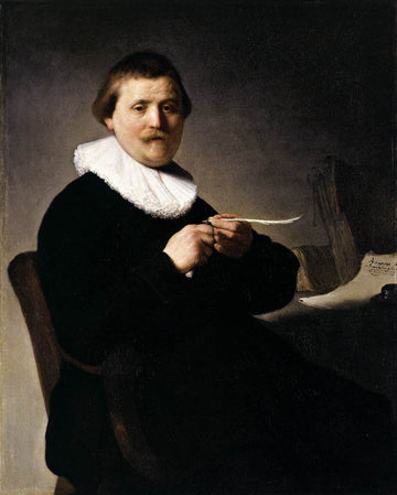 Portrait of a Man Trimming his Quill