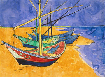 Boats at Saintes Maries, 1888