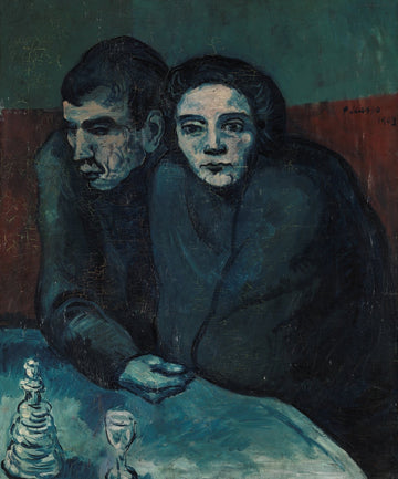 Man and woman in café