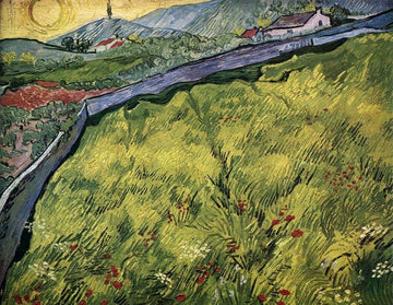 The Green Wheat Field Behind the Asylum, 1889