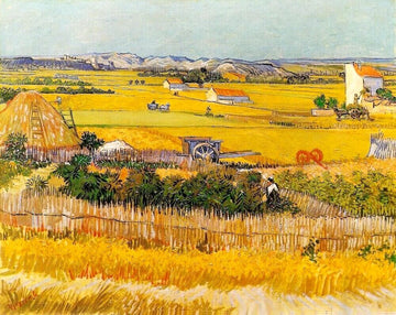 Harvest at La Crau, 1888