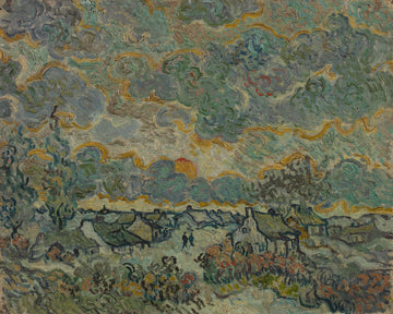 Cottages and Cypresses: Reminiscence of Brabant, 1890