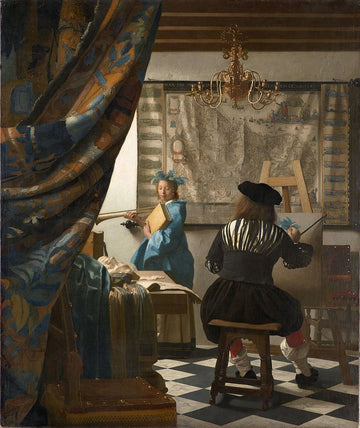 The Allegory of Painting Painter in his Studio