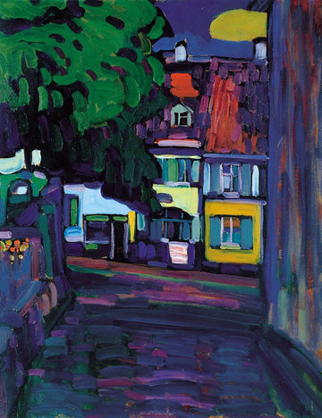 Houses in Murnau on Obermarkt 1908