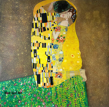 The Kiss - Museum-quality hand painted oil painting reproduction