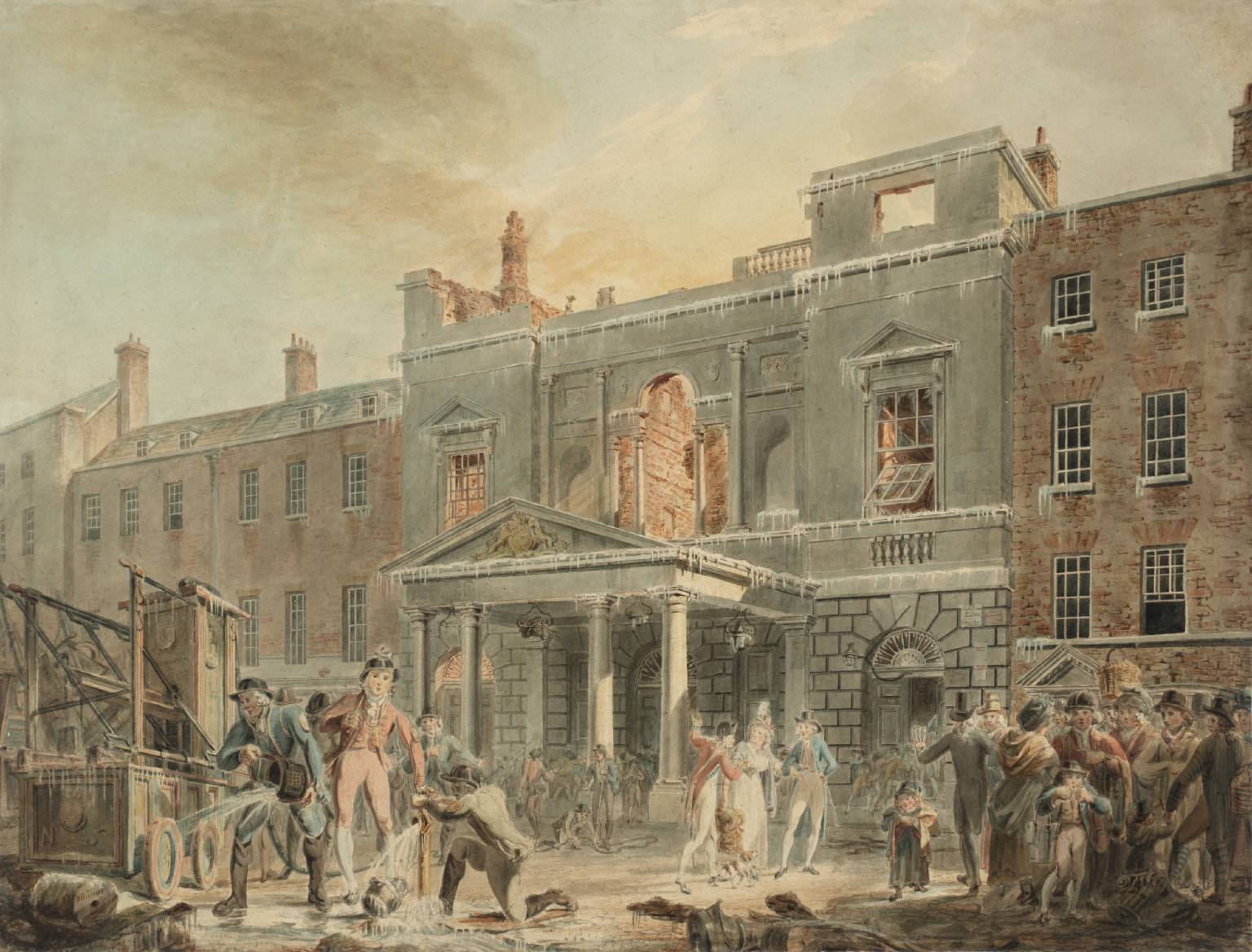 The Pantheon, the Morning after the Fire