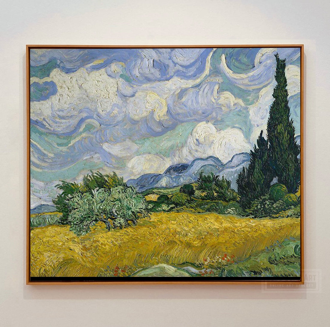 Wheat Field With Cypresses, 1889
