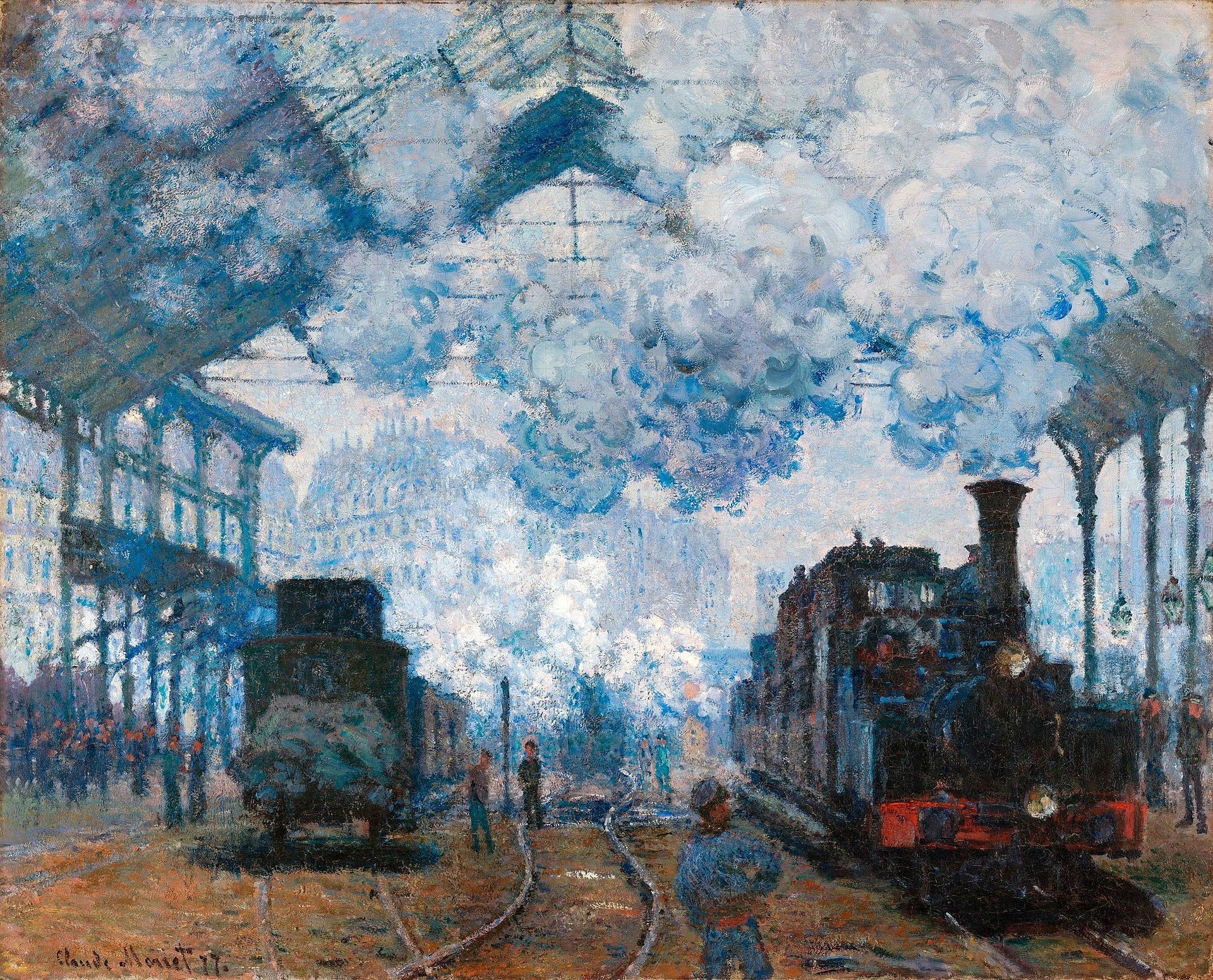 The Gare Saint-Lazare: Arrival of a Train