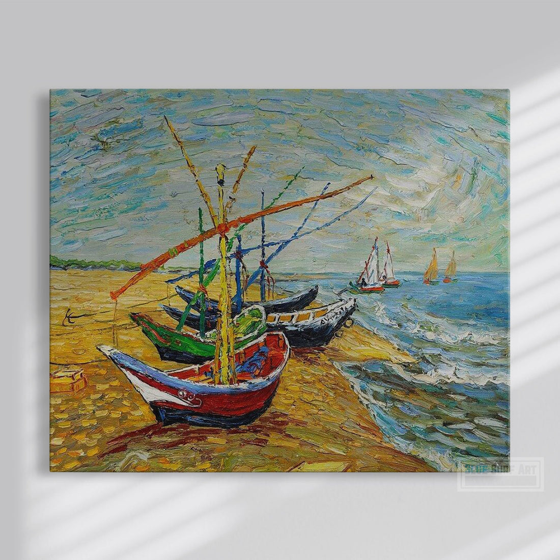 Fishing Boats On The Beach, 1888