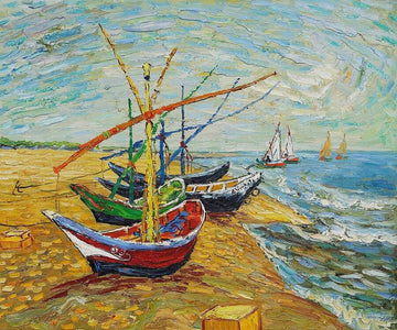 Fishing Boats On The Beach, 1888