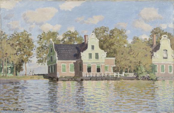Houses on the Zaan River at Zaandam