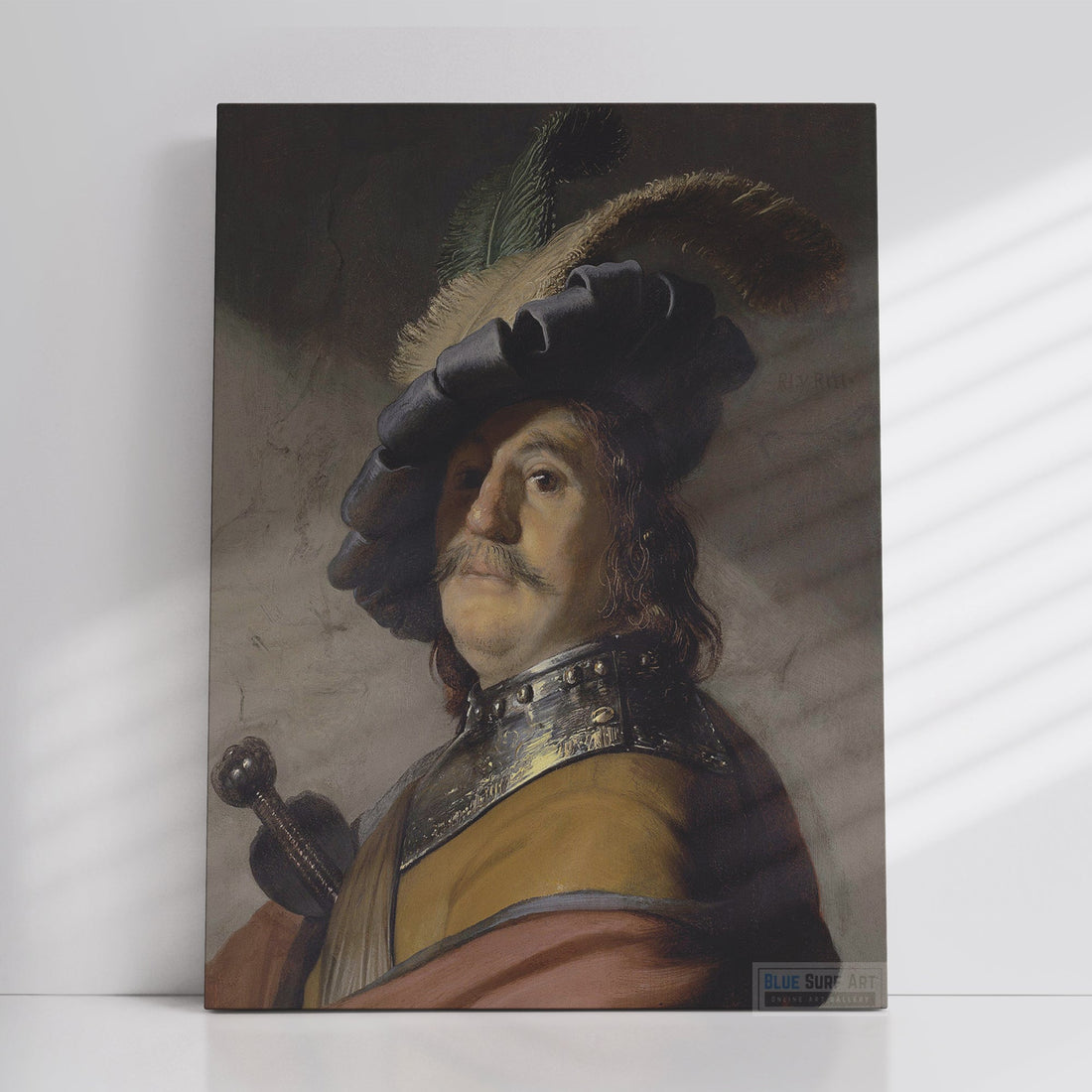 Bust of a Man Wearing a Gorget and Plumed Beret