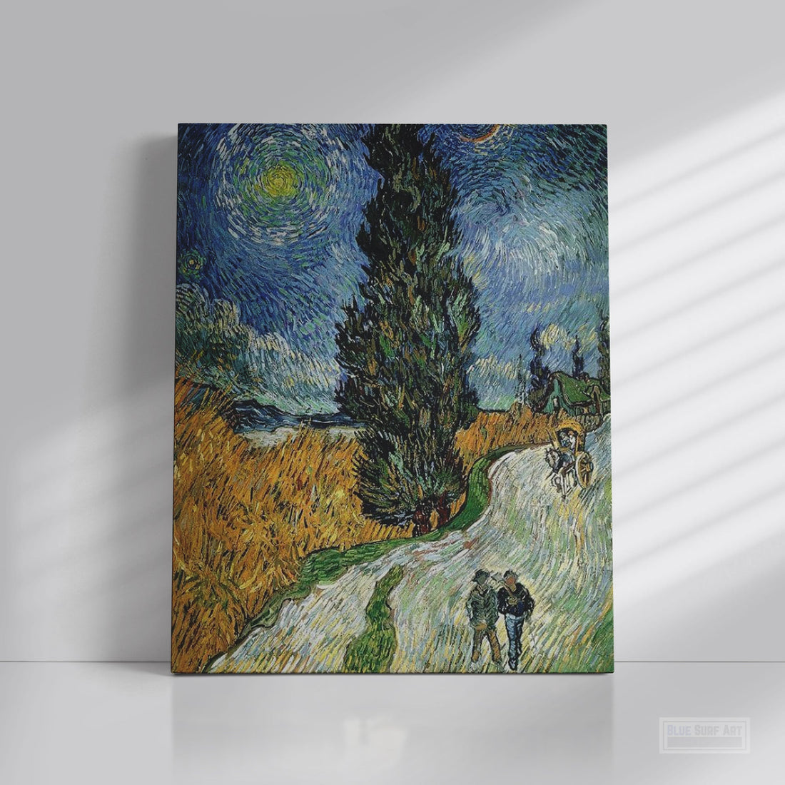 Road with Cypress and Star