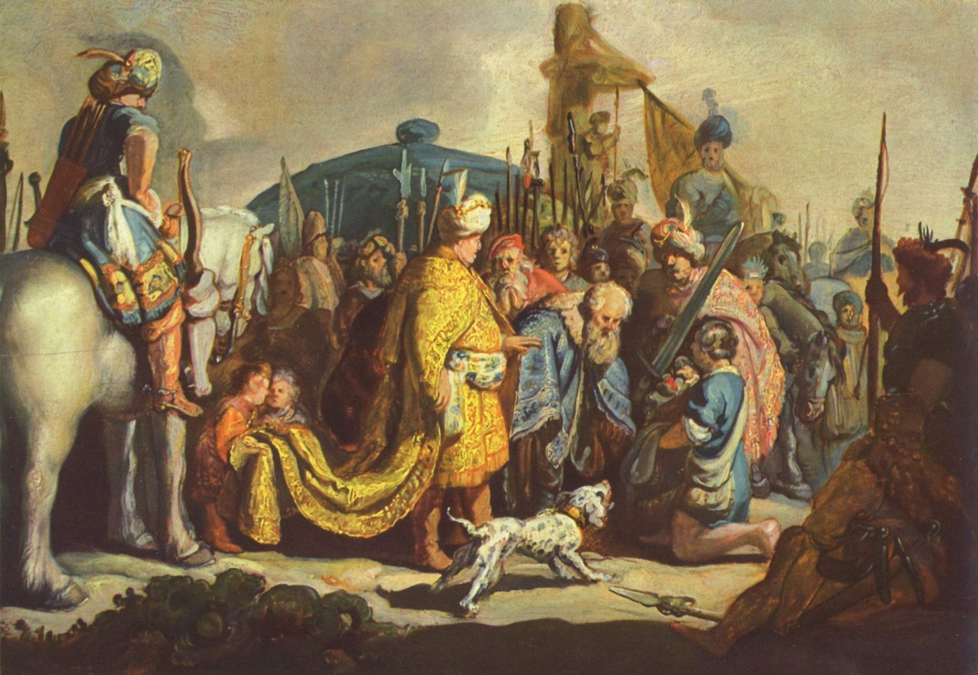 David with the Head of Goliath before Saul
