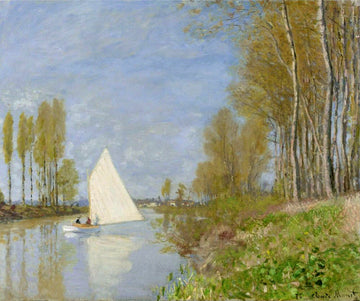 Small Boat on the Small Branch of the Seine at Argenteuil