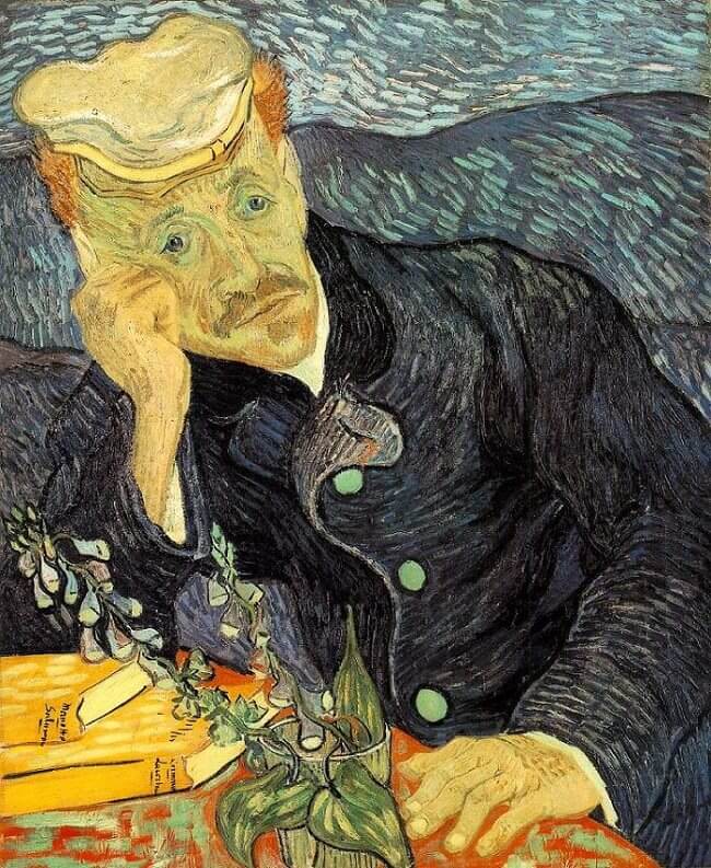 Portrait of Dr. Gachet, 1890
