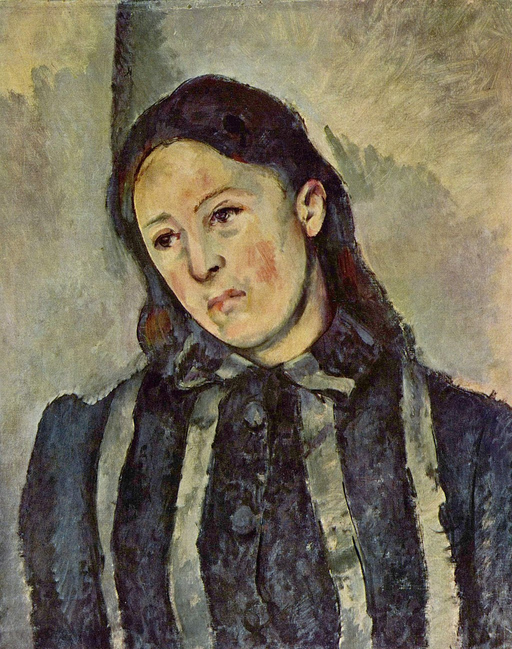 Portrait of Madame Cézanne with Loosened Hair