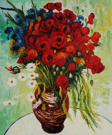 Vase with Daisies and Poppies, 1890