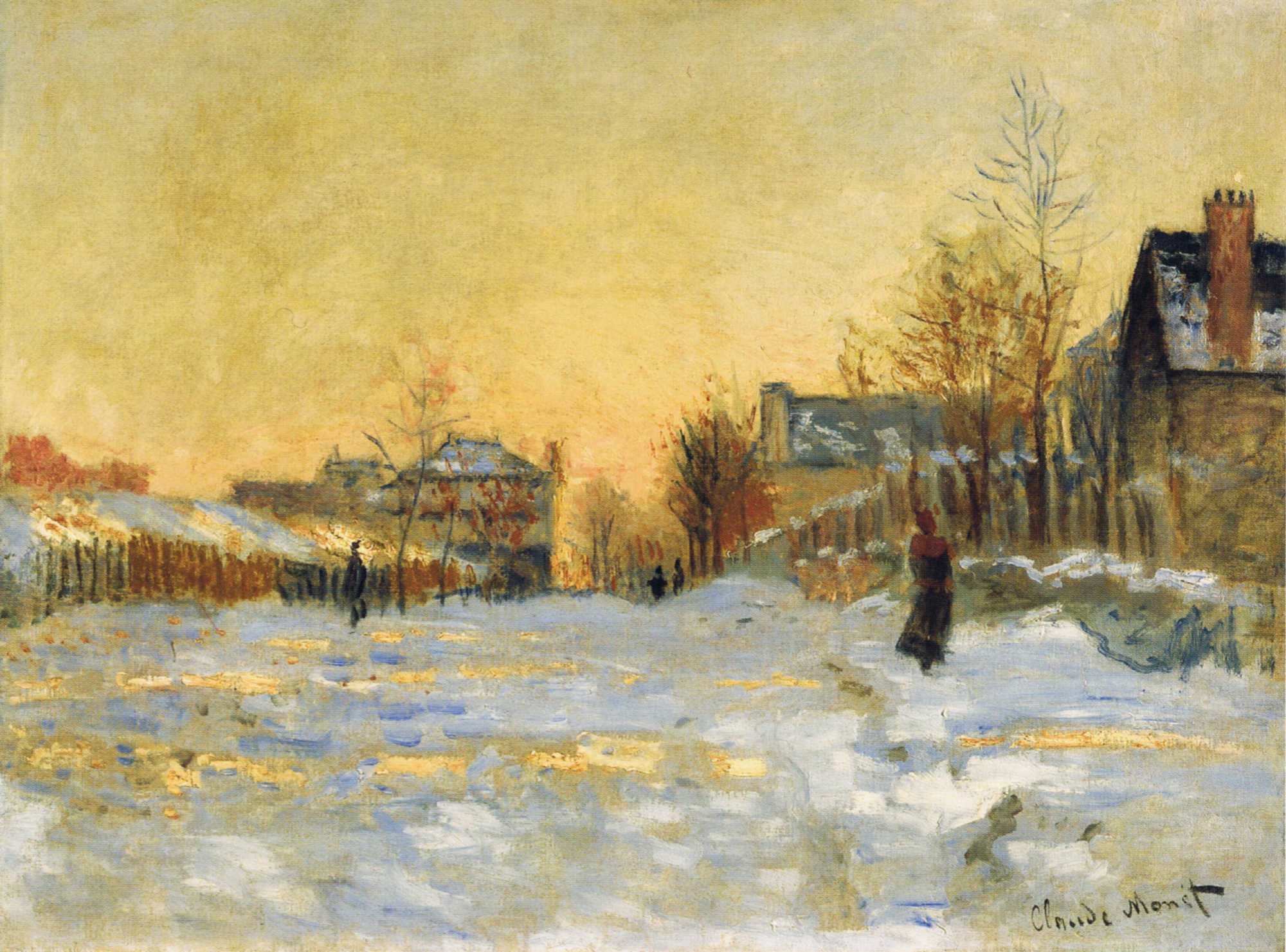 Snow Effect, The Street in Argenteuil