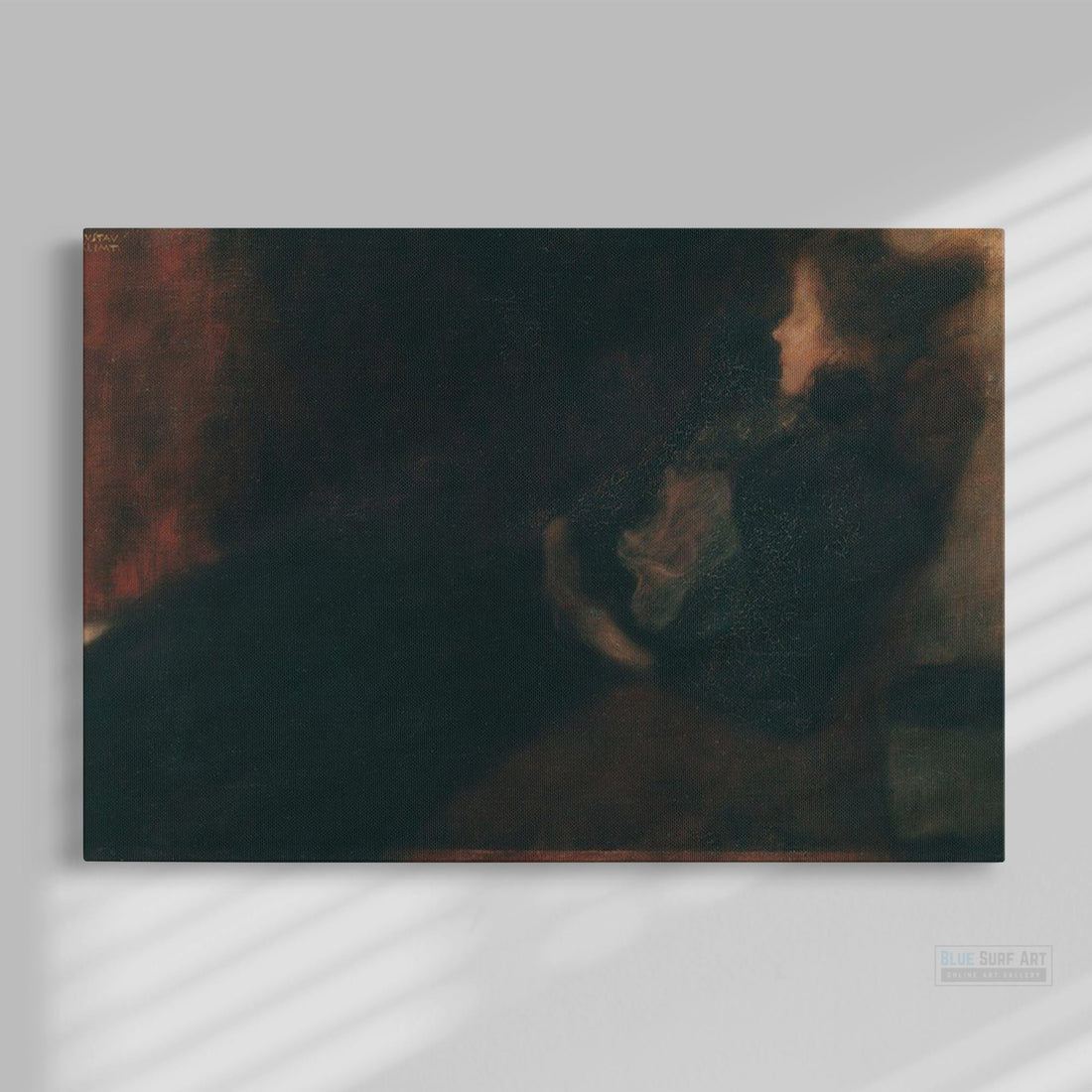 Lady by the Fireplace