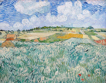 Landscape near Auvers: Wheatfields , 1888
