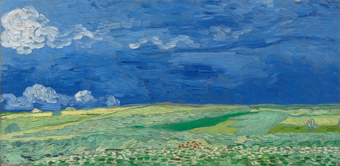 Wheatfield under Thunderclouds, 1890
