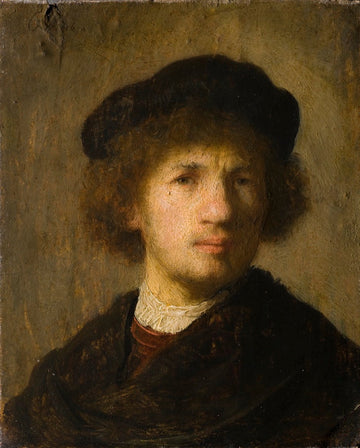 Self-portrait with Beret and Gathered Shirt (‘stilus mediocris’)