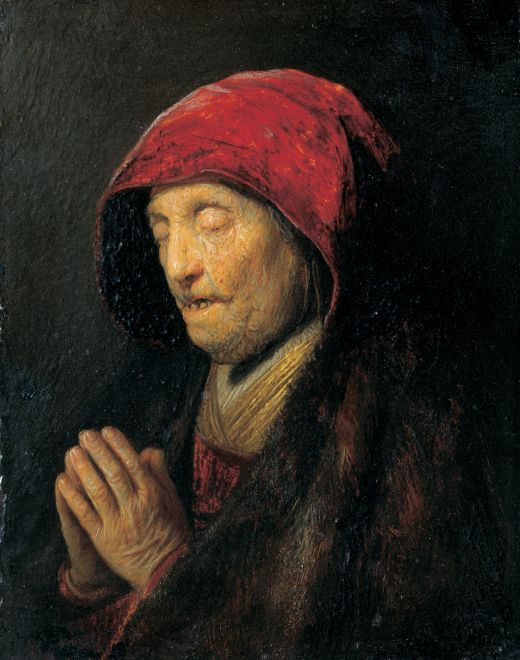 Bust of an Old Woman at Prayer (‘stilus gravis’)