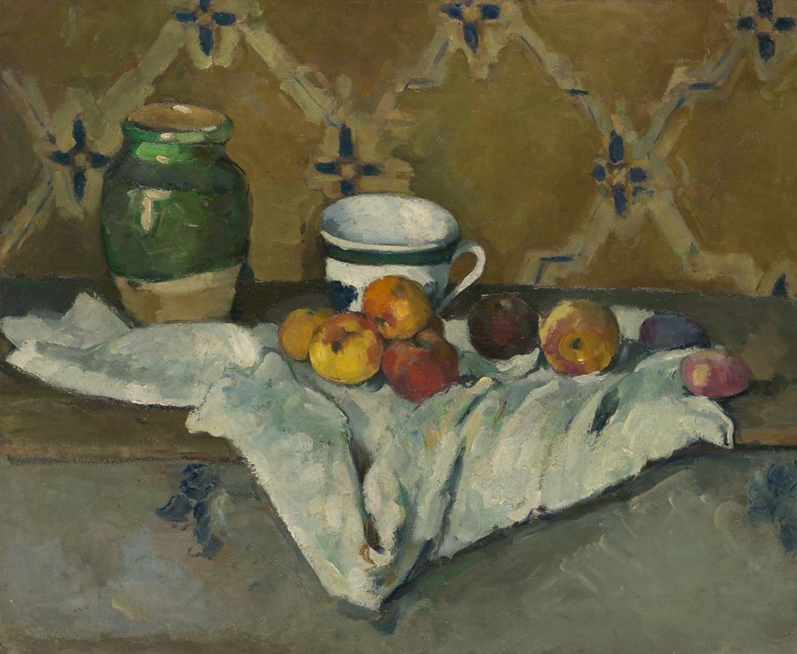 Still Life with Jar, Cup, and Apples