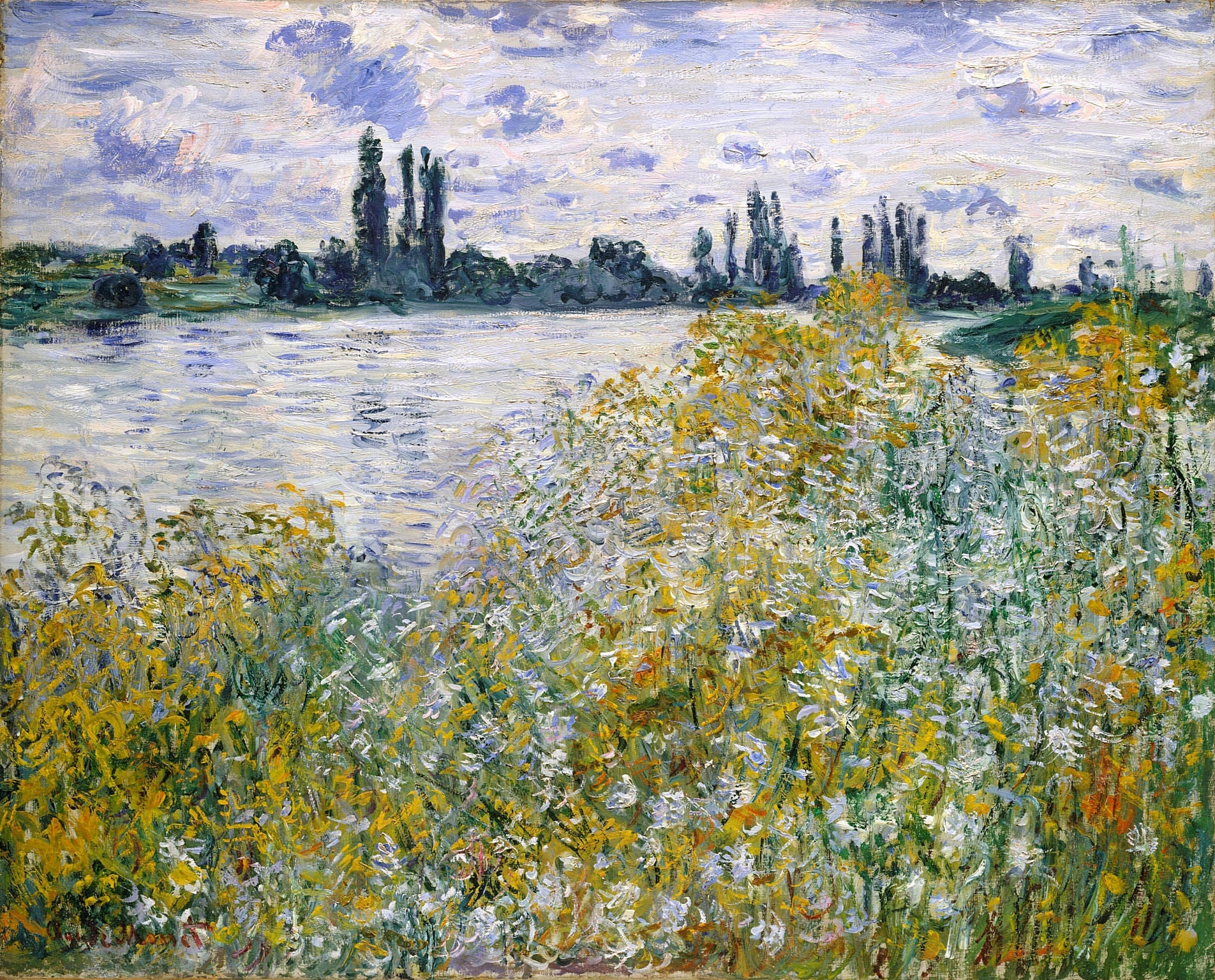 Isle of Flowers on Siene near Vetheuil, 1880