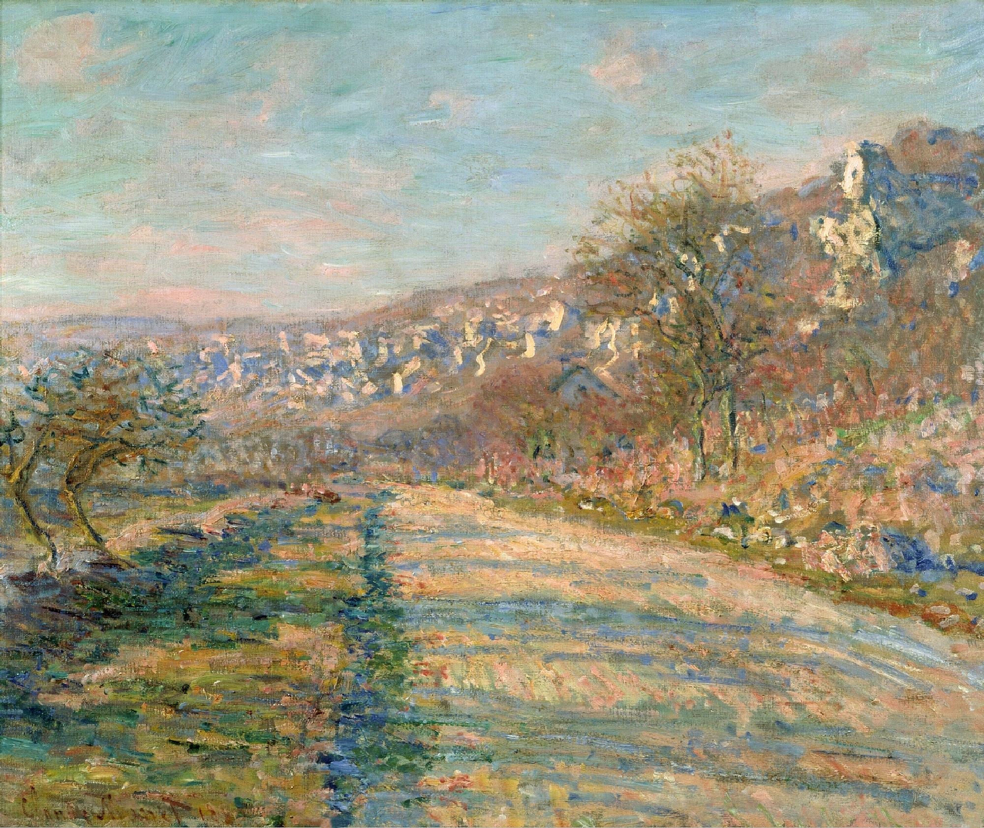 Road of La Roche-Guyon, 1880
