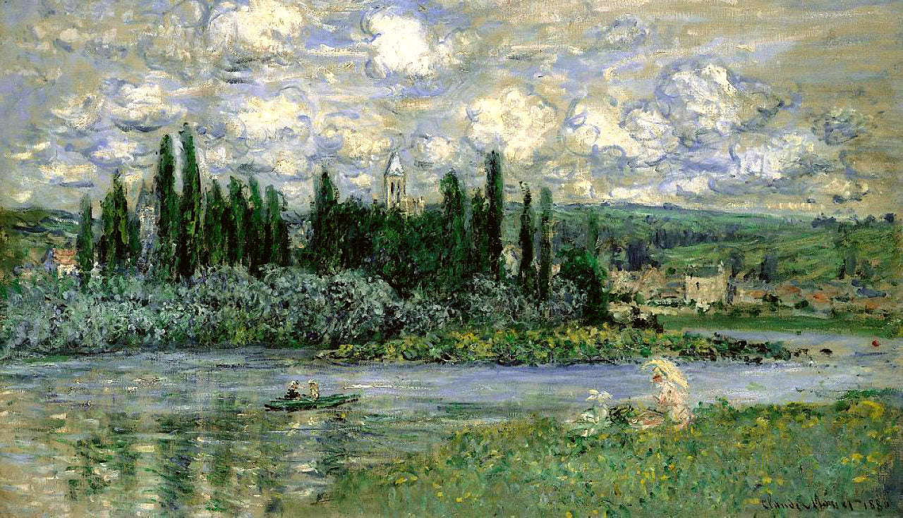 View of Vetheuil 1880
