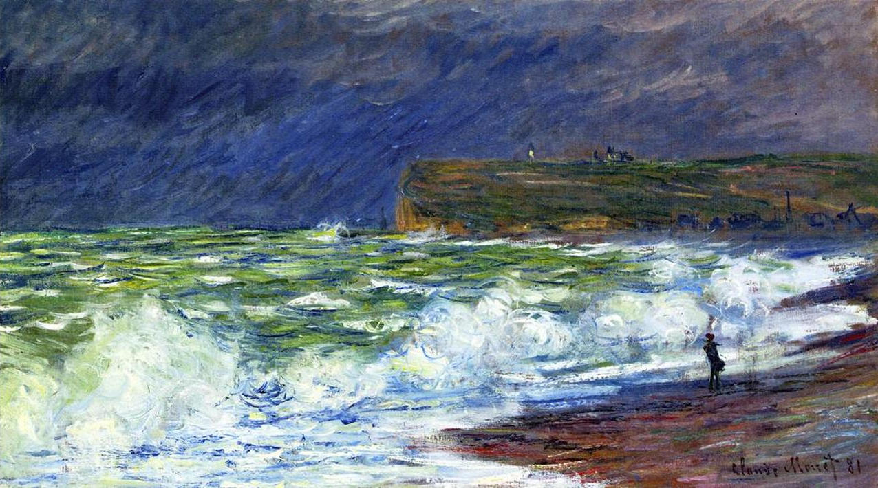 The Beach at Fecamp 1881