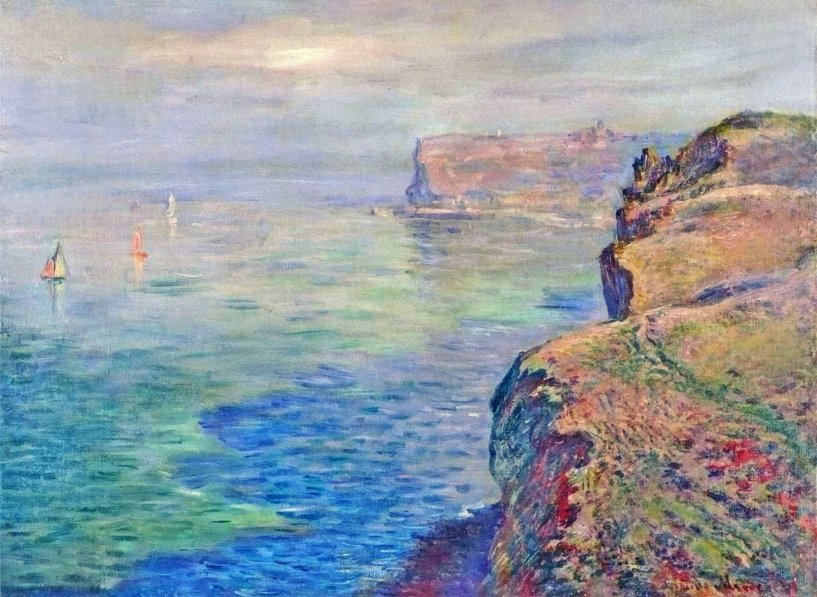 Cliff at Grainval near Fecamp 1881