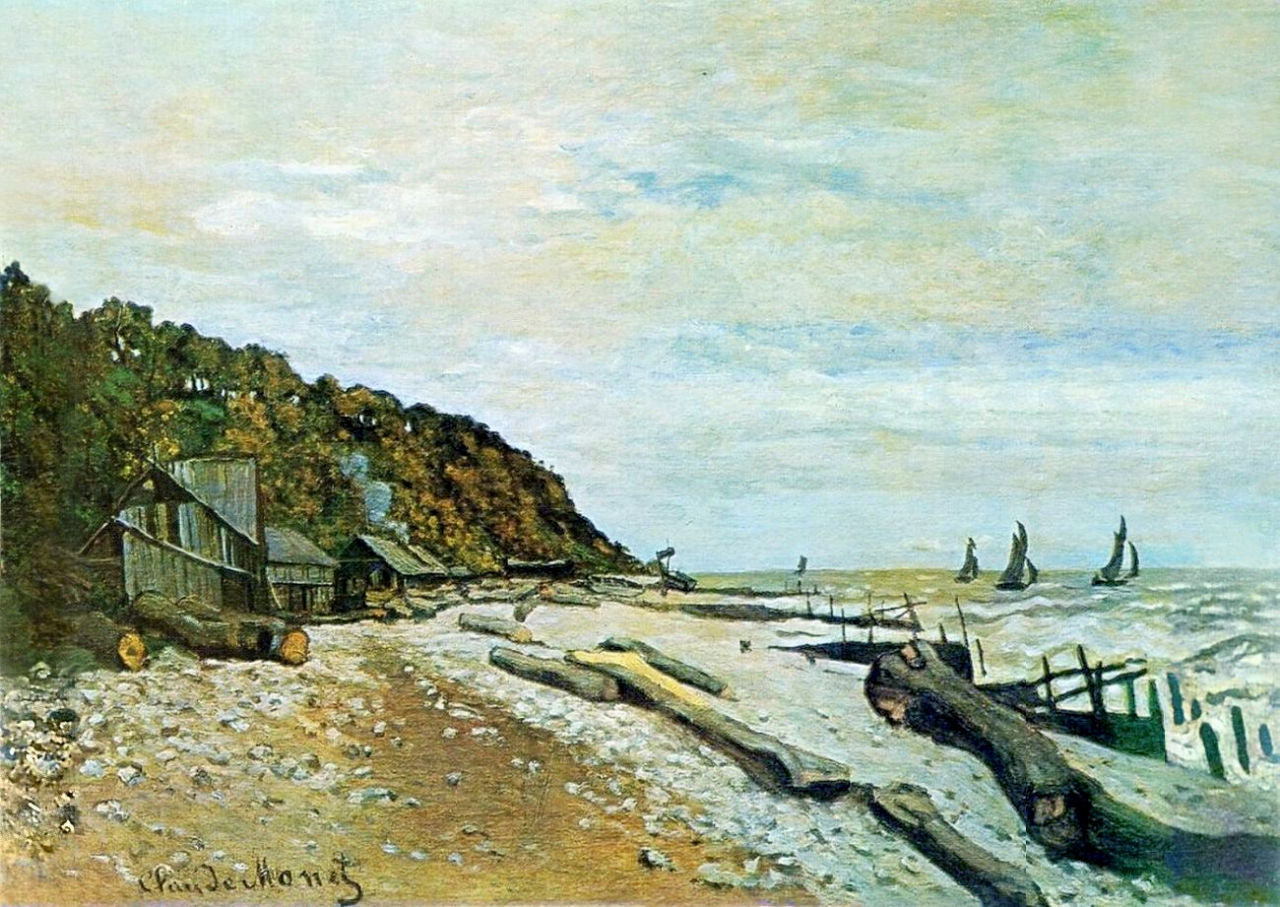 Boatyard near Honfleur 1864