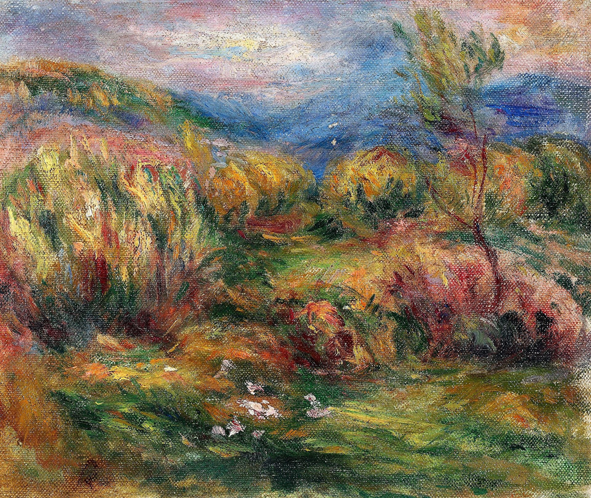 Landscape near Cagnes-sur-Mer