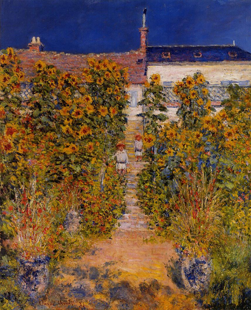 The Artist's Garden at Vetheuil 1881